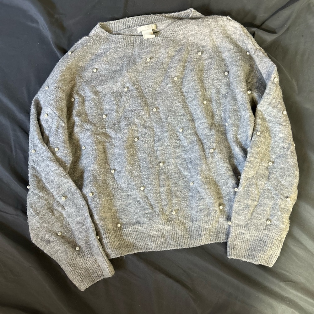 H&M Pearl Crewneck